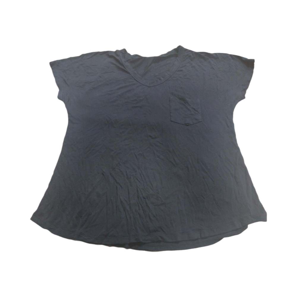 Designer Womens V-Neck Front Pocket T-Shirt Size Medium